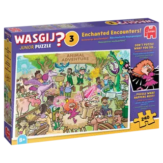 Puzzel Wasgij Junior 3 Betoverde Beestenboel - 240 stukjes - afbeelding 1