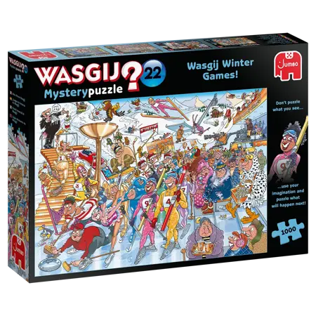 Puzzel Wasgij Mystery 22 - Wasgij Winter Games - 1000 stukjes