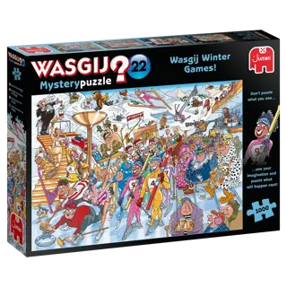 Puzzel Wasgij Mystery 22 - Wasgij Winter Games - 1000 stukjes