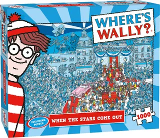 Puzzel Where's Wally? When the stars come out - 1000 stukjes