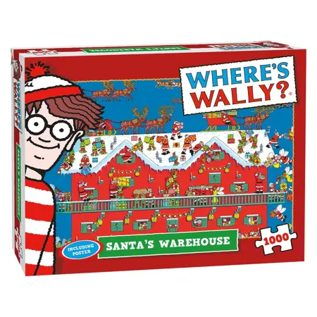 Xms Where’s Wally? Santa’s Warehouse – 1000 stukjes puzzel