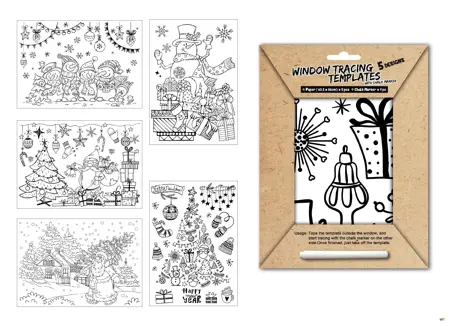 Raamdeco Diy + 3 Chalk Markers