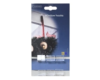 Raamhaken Plastic - 6 stuks