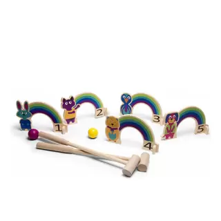 Regenboog Crocket - BS Toys buitenspeelgoed