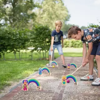 Regenboog Crocket - BS Toys buitenspeelgoed