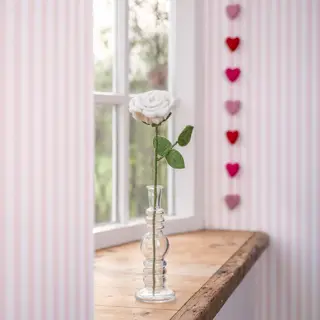 Roos Vilt Wit - Handgemaakte Fairtrade Decoratie - afbeelding 4