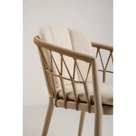 Santa Fe Dining Chair Champagne - Tierra Outdoor - afbeelding 3