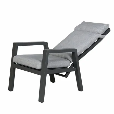 SenS-line Luccio Verstelbare Tuinstoel Anthraciet - afbeelding 2