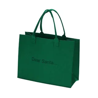 Shopper Vilt Kerst (wit, rood of groen) - afbeelding 4
