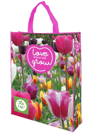Shopping bag Tulipa 'Love what you grow!' - 30 bloembollen