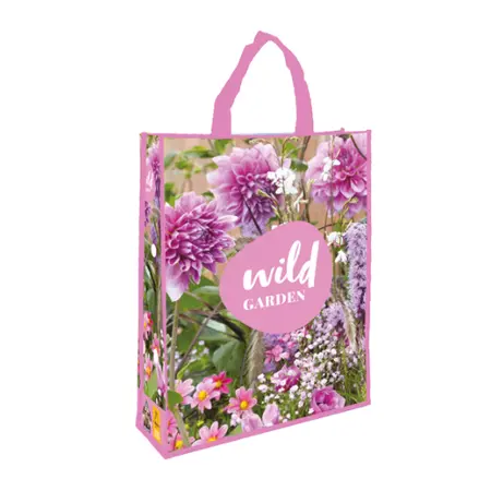 Shopping Bag Wild Garden Pink