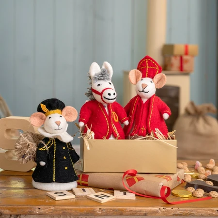 Sjaal met Verhaal Decoratie Muis Hoofdpiet - afbeelding 4