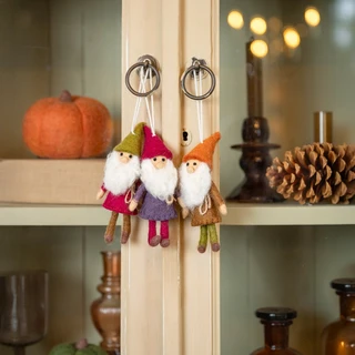Sjaal met Verhaal Hanger Kabouter Paars - Viltdecoratie - afbeelding 4