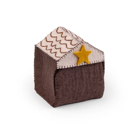 Sjaal met Verhaal Kerststal Bruin - afbeelding 2
