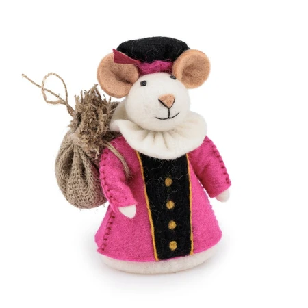 Sjaal met Verhaal Pietermuis Fuchsia