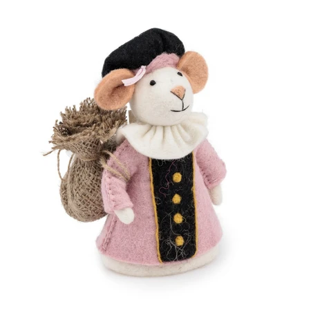 Sjaal met Verhaal Muis Pietermuis Lichtroze