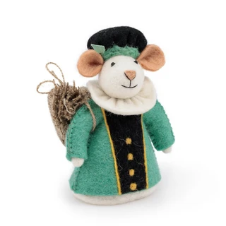Sjaal met Verhaal Pietermuis Turquoise