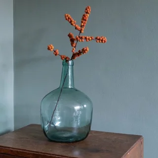Sjaal met Verhaal Tak Vilt Bes Ilex Oranje - viltdecoratie - afbeelding 3