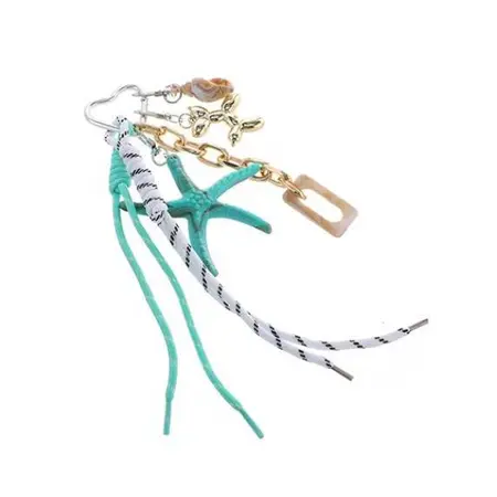 Sleutelhanger | Bag Charm -  Beach Turqoise