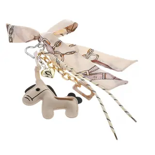 Natural Silky Sleutelhanger | Bag Charm - Horse Natural
