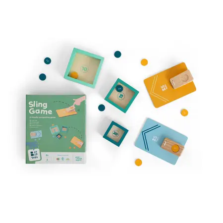 BS Toys Slingerspel – Houten vaardigheidsspel voor kinderen