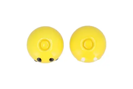 Smiley Yellow Mix Kandelaar – Keramiek – 7x7x6 cm (assorti) - afbeelding 2