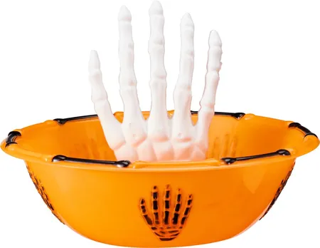 Snoepschaal Halloween (oranje of zwart) - afbeelding 2