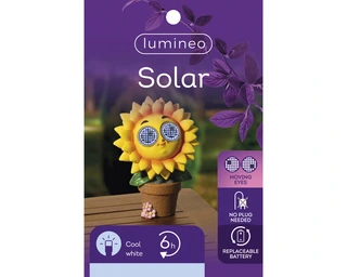 Solar Beeldje Tuinornament Zonnebloem - afbeelding 3