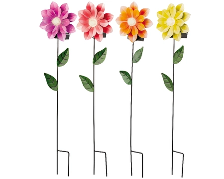 Solar Bloem Steker IJzer H49.5cm (assorti) - afbeelding 1