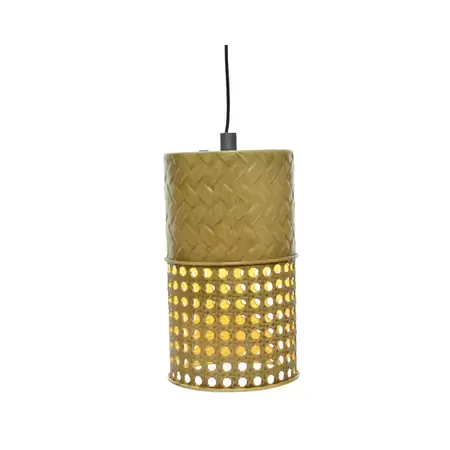 Solar Hanglamp Metaal Lichtgeel - Lumineo - Ø11x18cm