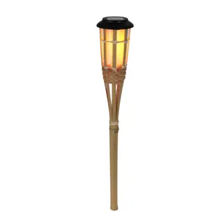 Solar Lamp Bamboe H54cm