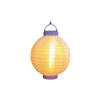 Solar Lampion Vlameffect Wit D20cm - Anna's Collection