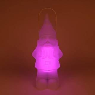 Solar Lantaarn Kabouter Wit 50cm - afbeelding 6