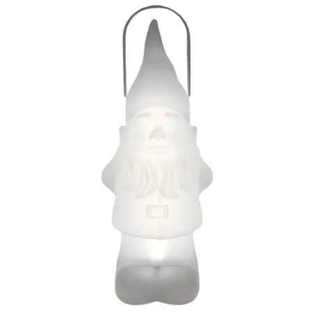 Solar Lantaarn Kabouter Wit 50cm - afbeelding 1