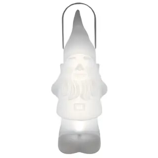 Solar Lantaarn Kabouter Wit 50cm - afbeelding 1