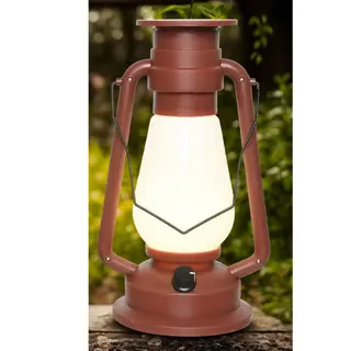 Solar Lantaarn Kunststof Terracotta H30cm - afbeelding 2