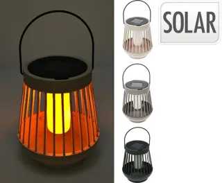Solar Lantaarn Led 13x15cm (keuze uit 3 kleuren)