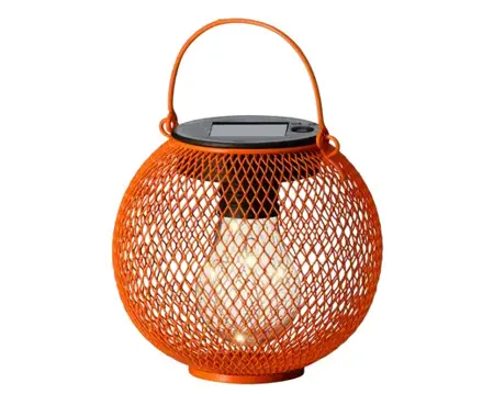 Solar Lantaarn Metaal - Lumineo - Ø12,5x13cm - afbeelding 3