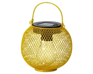 Solar Lantaarn Metaal - Lumineo - Ø12,5x13cm - afbeelding 4