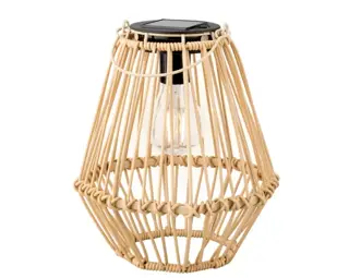 Solar Lantaarn Naturel of Zwart H21.5cm (verschillende modellen) - afbeelding 7