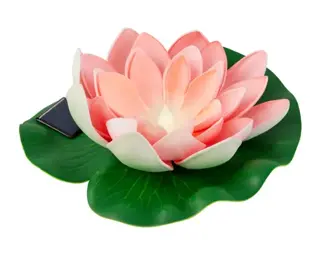 Solar Lotusbloem (keuze uit roze en geel) - afbeelding 2