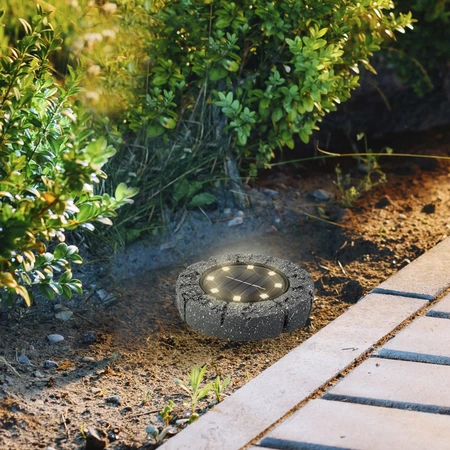 Solar Spotlight Polyresin Grijs - afbeelding 2