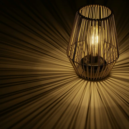 Solar Tafellamp Wicker H23cm - afbeelding 3