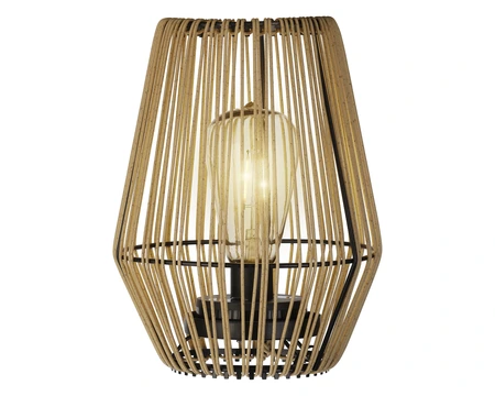 Solar Tafellamp Wicker H23cm - afbeelding 1