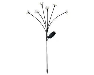 Solar Tuinsteker Bloem H70cm 6 lampjes - afbeelding 1