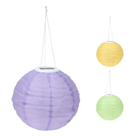 Solarlamp Lampion Balvorm - 28 cm (assorti)