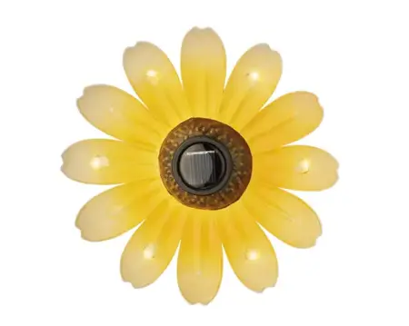 Solarlampje Bloem Metaal - Lumineo - 4x14x14cm - afbeelding 4