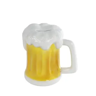 Spaarpot Bierpul Aardwerk H14.5cm