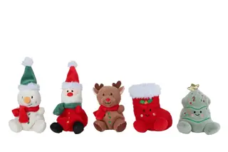 Special Moments Kerstfiguur Pluche 15cm (assorti)