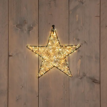 Ster met Verlichting D26cm - 200 lampjes - afbeelding 2